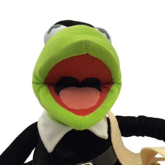 Vintage Jim Henson “Chelsea” Kermit Frog Plush Puppet 20″ Green Soft Toy Sampler - Picture 4 of 10